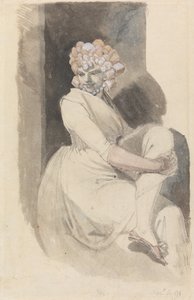 着席女性の研究 作： Johann Heinrich Füssli